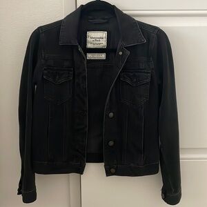 A&F Black Denim Jacket
